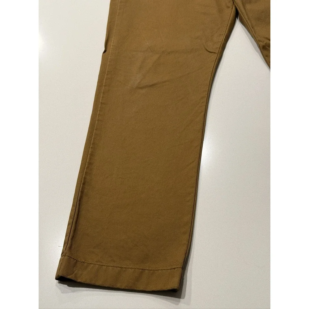 J.Crew Broken In Mens Urban Slim Pants 34x30 Brown 100% Cotton Chinos